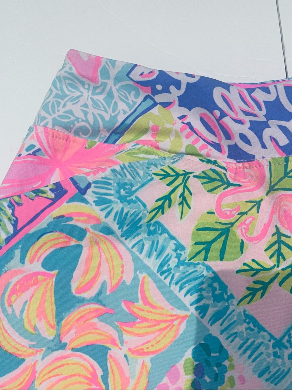 Lilly Pulitzer Luxletic Floral Mini Skirt Skort 2 - Picture 2 of 11